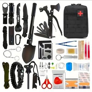 NWE Tactical Black First Aid Pouch Excellent Gift Idea 🎁 🌲